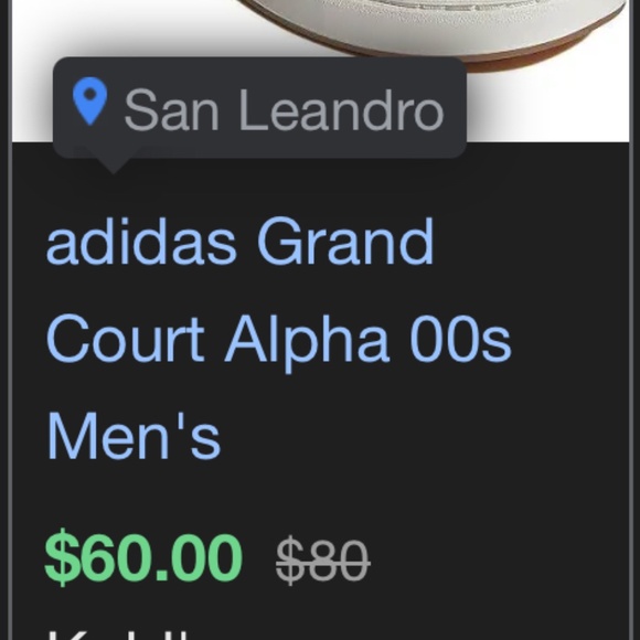 Adidas Grand Court Alpha 00s Men’s 10.5 grey white - Picture 2 of 5